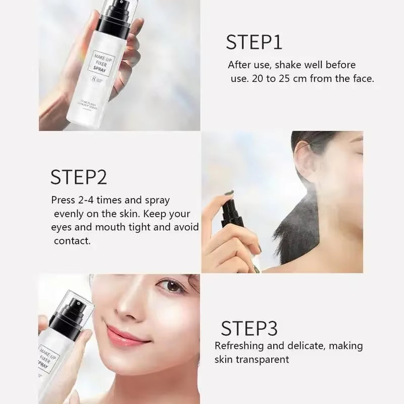 100Ml Makeup Setting Fixer Spray Moisturizing Long Lasting Foundation Fixer Make up Spraymatte Finishing Setting Spray Cosmetic