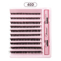 Eyelashes 200 PCS Clusters Lash Bond and Seal Makeup Tools DIY Lashes Extension Kit for Gluing Lashes Gluing Glue Accessories