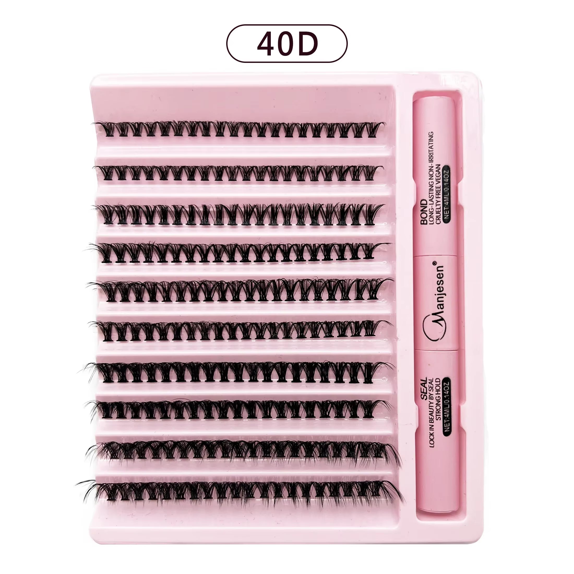 Eyelashes 200 PCS Clusters Lash Bond and Seal Makeup Tools DIY Lashes Extension Kit for Gluing Lashes Gluing Glue Accessories