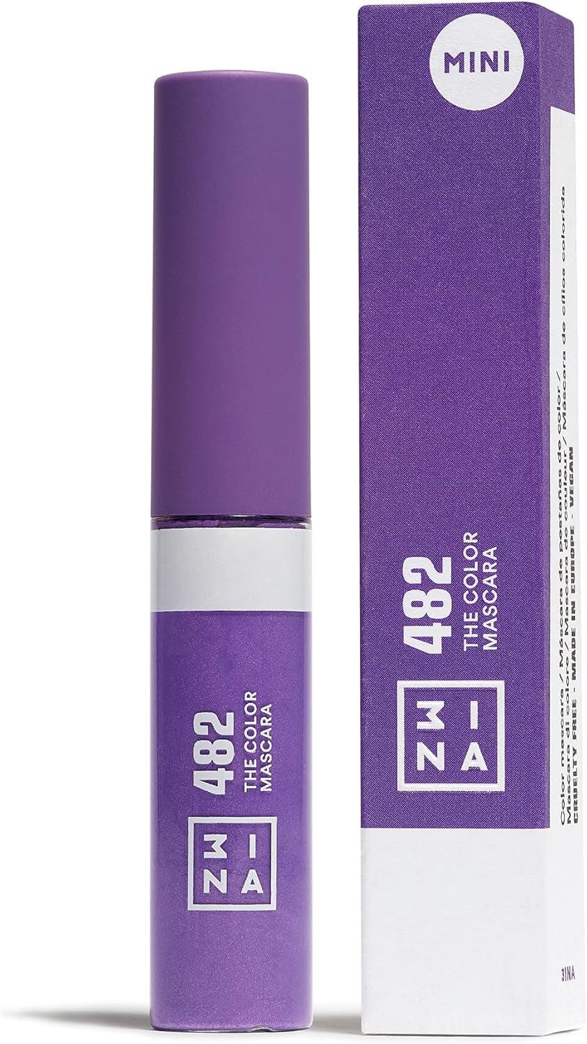 MAKEUP - Mascara Color 482 (Mini) - Violet - À La Kératine Végétale - Mascara Volume Et Lift - Format Voyage