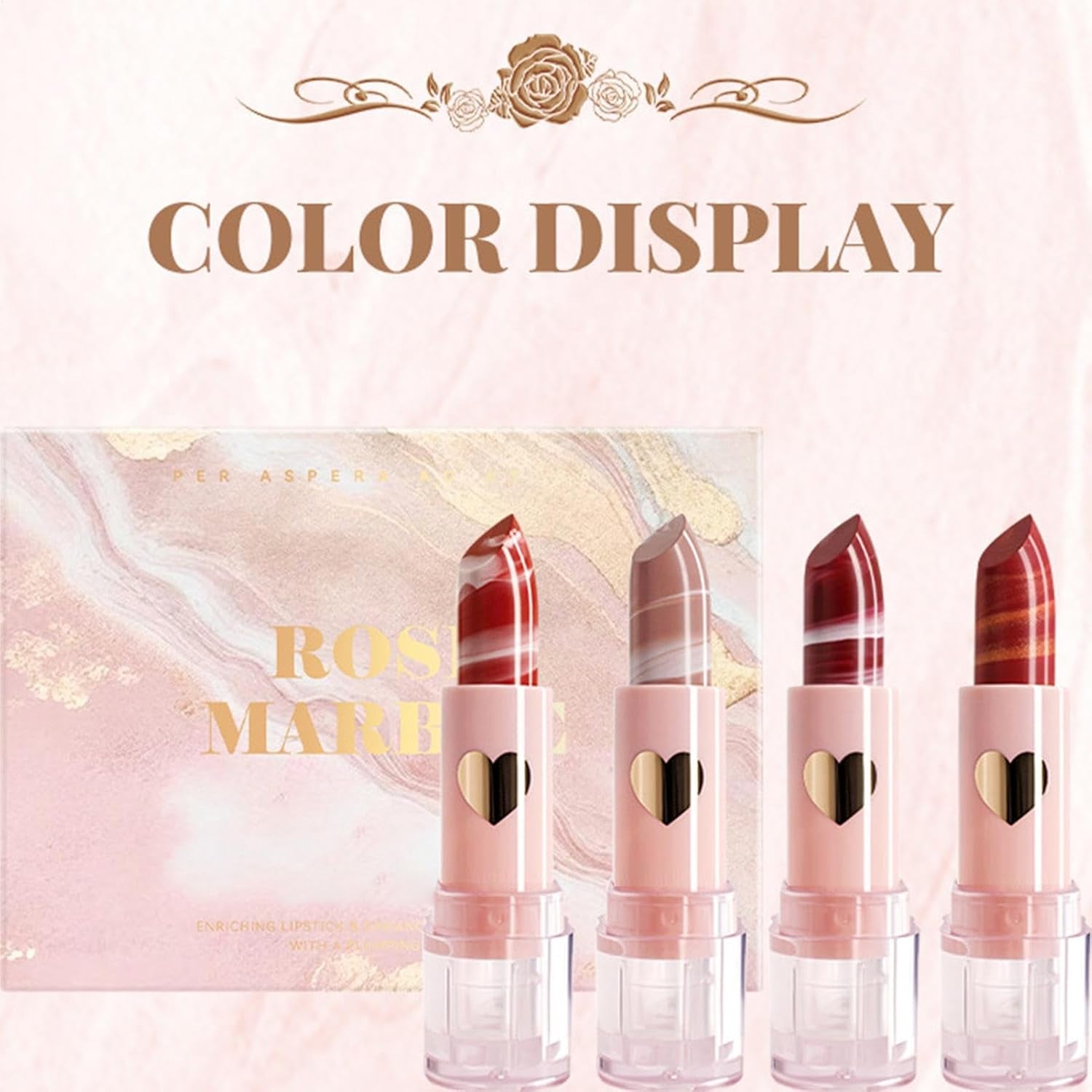 Rouge À Lèvres Velours Pour Femme, Ensemble De Maquillage Rouge À Lèvres Mat | Ensemble De Teintures À Lèvres En Velours 4 Couleurs Pour Femmes | Ensemble De Rouge À Lèvres De Maquillage Cosmétique Hy