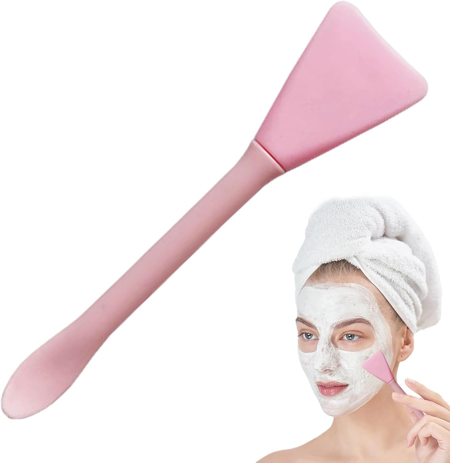 Applicateur De Pinceau Pour Le Visage,Applicateur De Crème Pour Le Visage | Applicateur Portatif De Couverture De Visage De Brosse De Visage De Silicone - Accessoires D'Outils De Beauté,