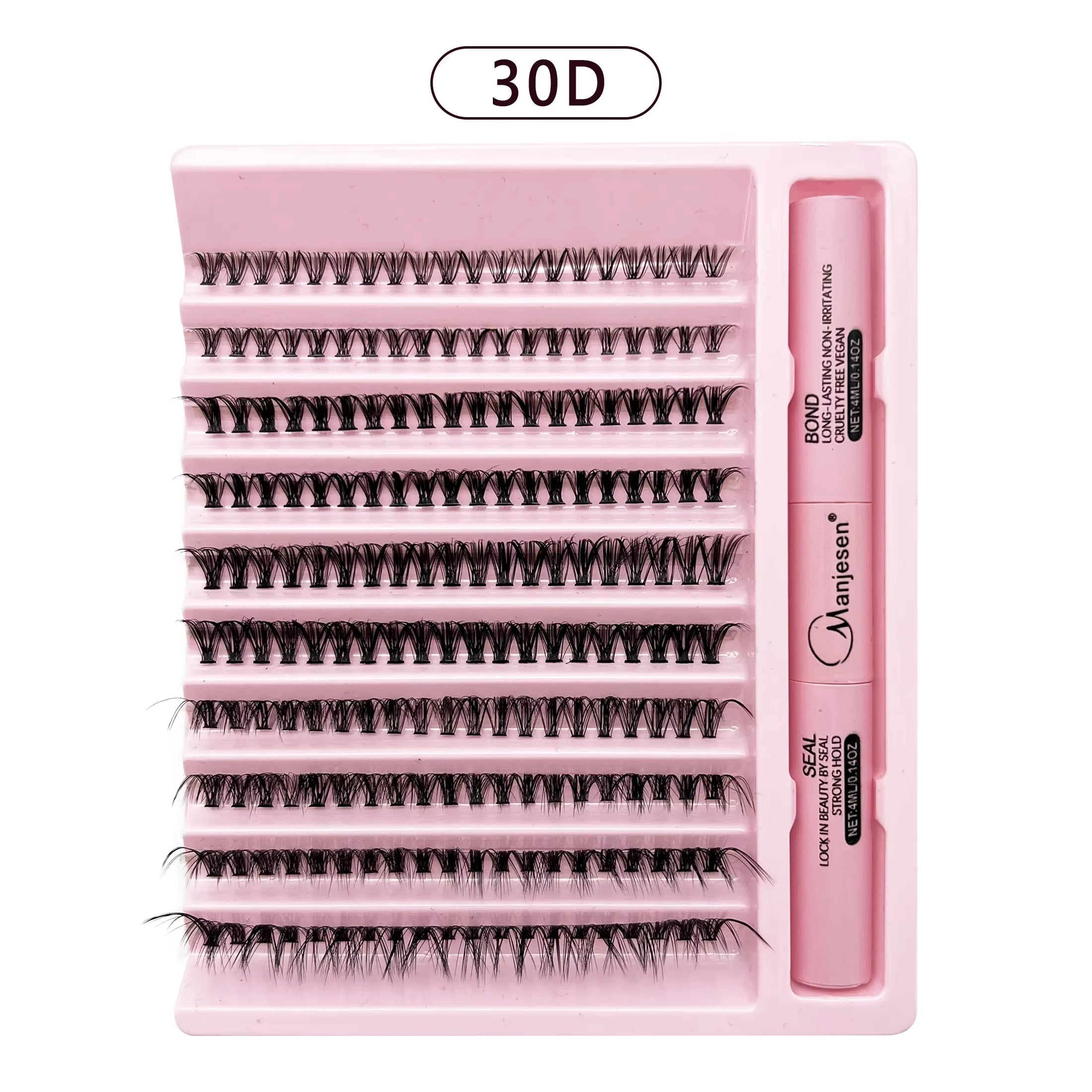 Eyelashes 200 PCS Clusters Lash Bond and Seal Makeup Tools DIY Lashes Extension Kit for Gluing Lashes Gluing Glue Accessories