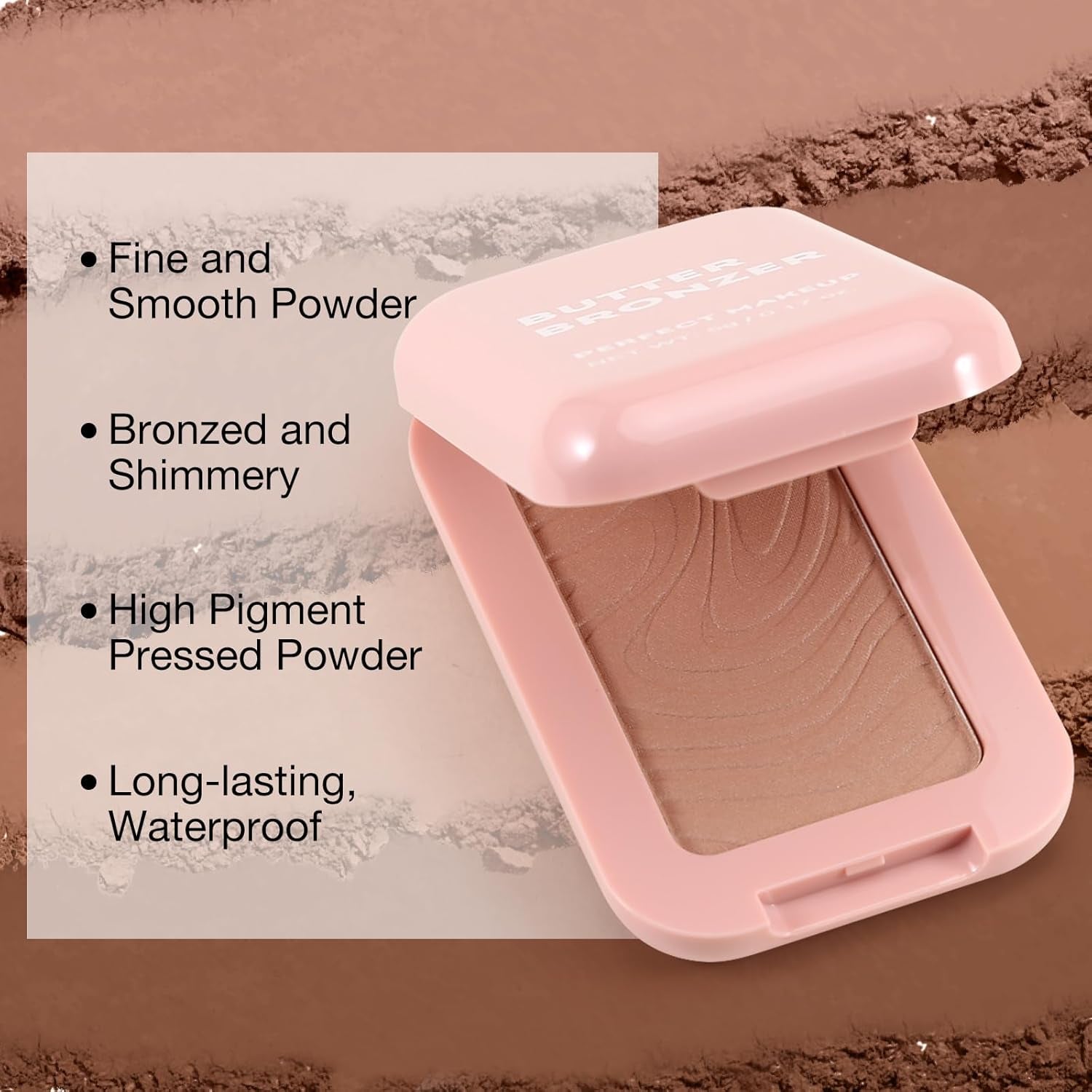 Boobeen Poudre Bronzante Matte Et Douce, Palette De Contour Pour Le Visage, Blush Naturel, Longue Durée De Construction, Brillant Bronzé