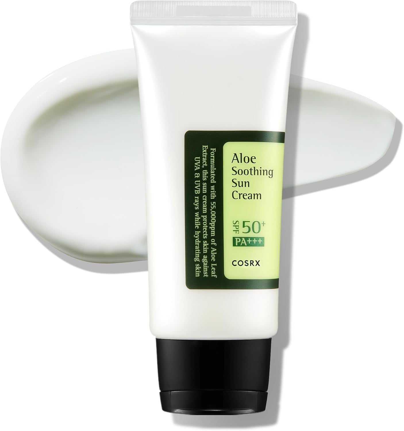 Aloe Soothing Sun Cream SPF 50 Crème Solaire Hydratante À L'Aloe Vera Pour Tous Les Types De Peau, Visage Et Corps Coréen