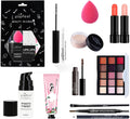 Kit Maquillage Pour Femme | 12 Pièces Tout En 1 Kit Maquillage | Kit Maquillage Tout-En-1, Débutants Et Professionnels, Facile À Transporter