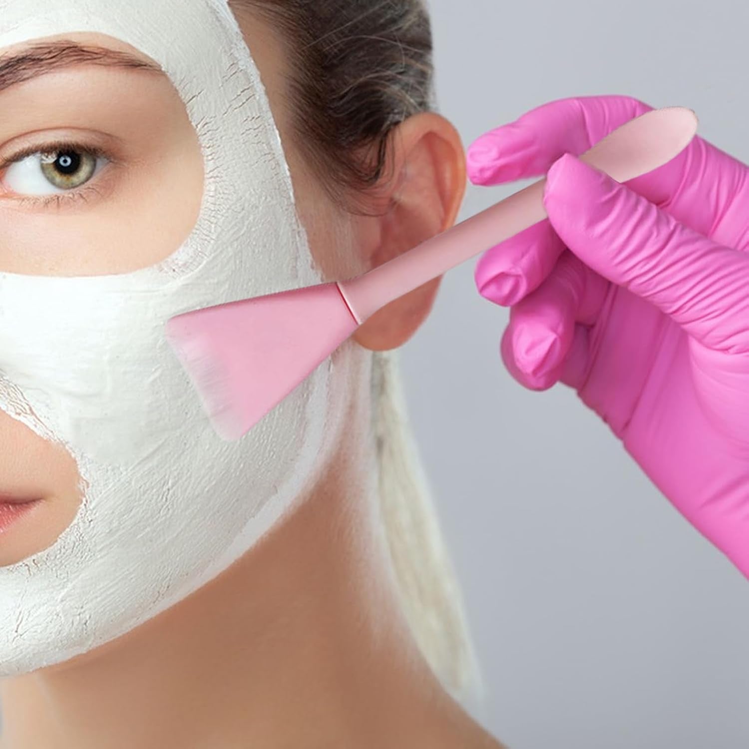 Applicateur De Pinceau Pour Le Visage,Applicateur De Crème Pour Le Visage | Applicateur Portatif De Couverture De Visage De Brosse De Visage De Silicone - Accessoires D'Outils De Beauté,