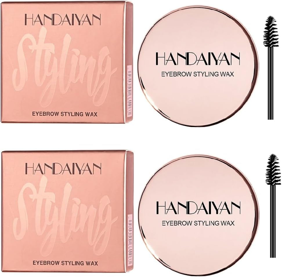 Cire À Sourcils Gel À Sourcils Cire À Sourcils Pour Effet De Stratification Gel À Sourcils Savon Transparent Cire À Sourcils Imperméable Maquillage Des Sourcils Longue Durée Pour De Stratificatio (2P)