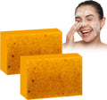 2PC 100G Savon Au Curcuma Pour Éclaircir La Peau, Turmeric Kojic Acid Éclaircissant Pour Le Visage, Doux Et Hydratant Pour Tous Les Types De Peau Soap-4