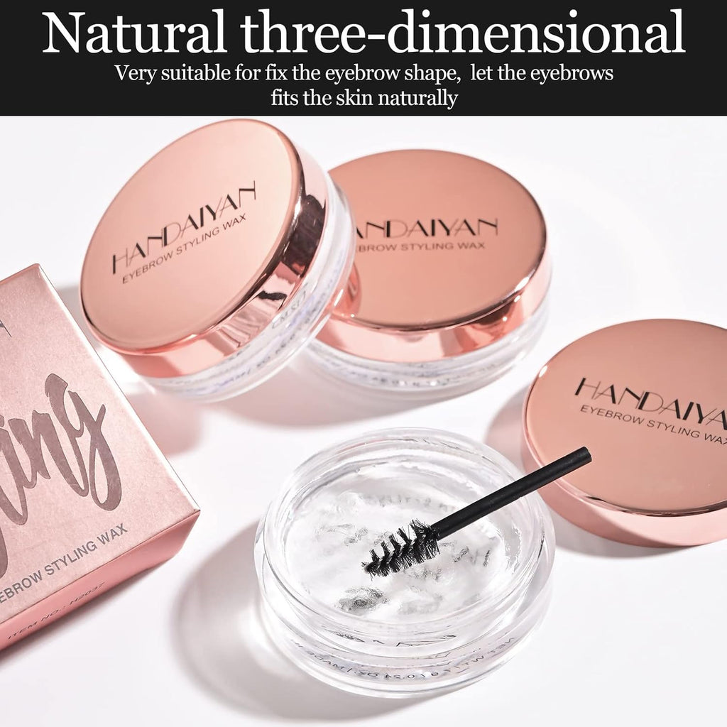 Cire À Sourcils Gel À Sourcils Cire À Sourcils Pour Effet De Stratification Gel À Sourcils Savon Transparent Cire À Sourcils Imperméable Maquillage Des Sourcils Longue Durée Pour De Stratificatio (2P)