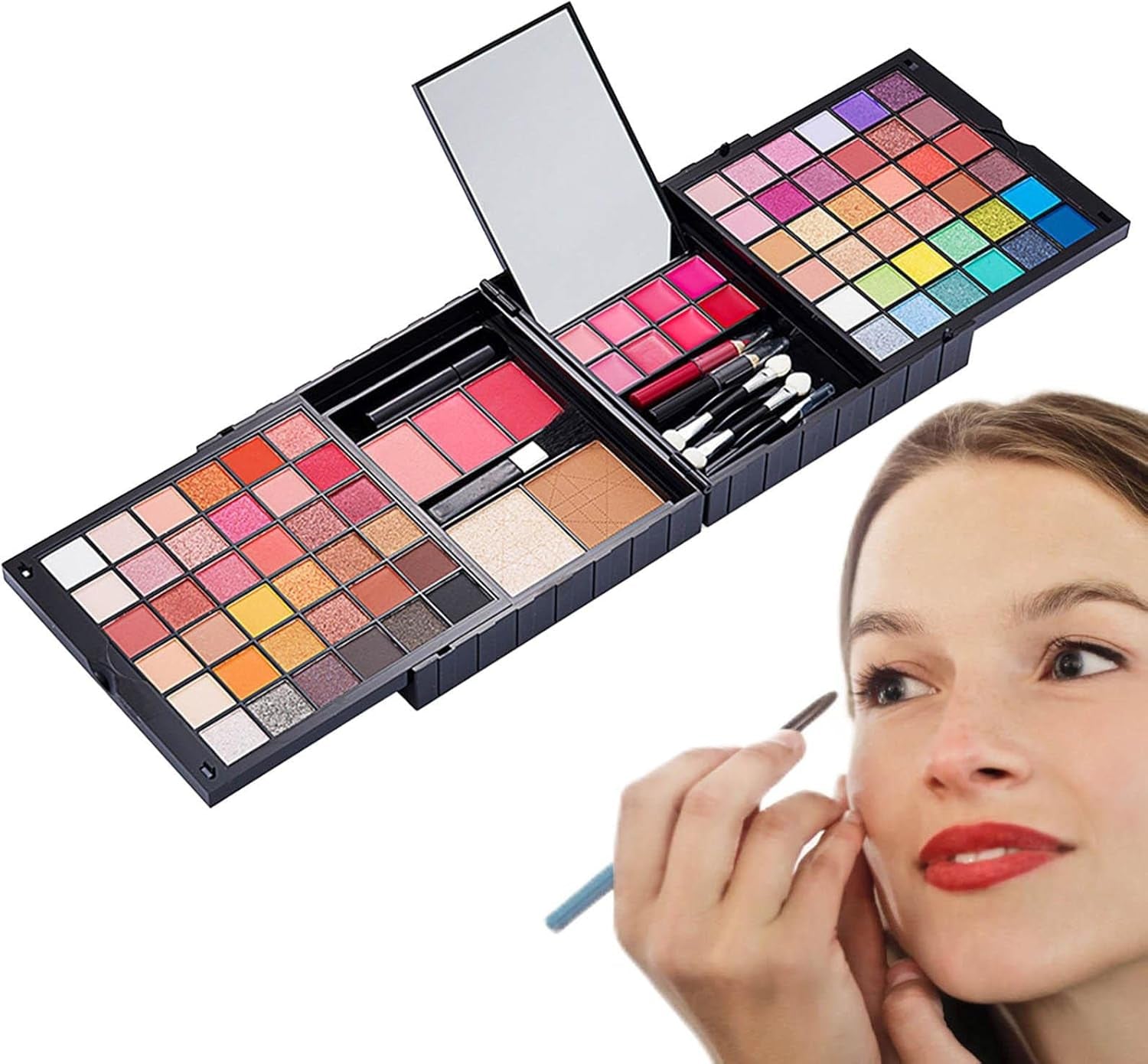 Teksome Maquillage Complet Du Visage - Ensemble Palette Maquillage 85 Couleurs Cadeau Maquillage Cosmétique,Ensemble Cosmétique Maquillage Facial Multifonctionnel Maquillage