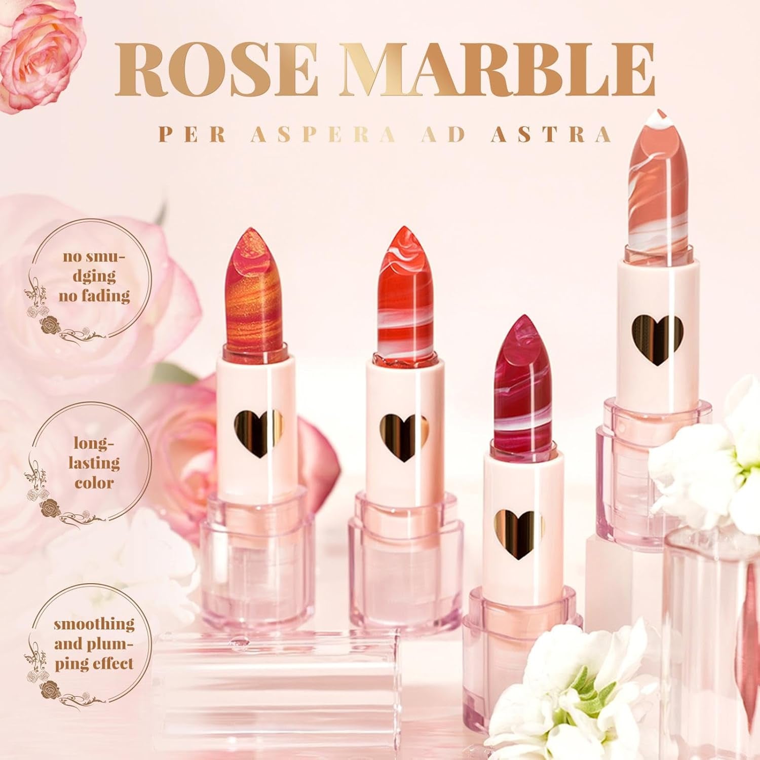 Rouge À Lèvres Velours Pour Femme, Ensemble De Maquillage Rouge À Lèvres Mat | Ensemble De Teintures À Lèvres En Velours 4 Couleurs Pour Femmes | Ensemble De Rouge À Lèvres De Maquillage Cosmétique Hy