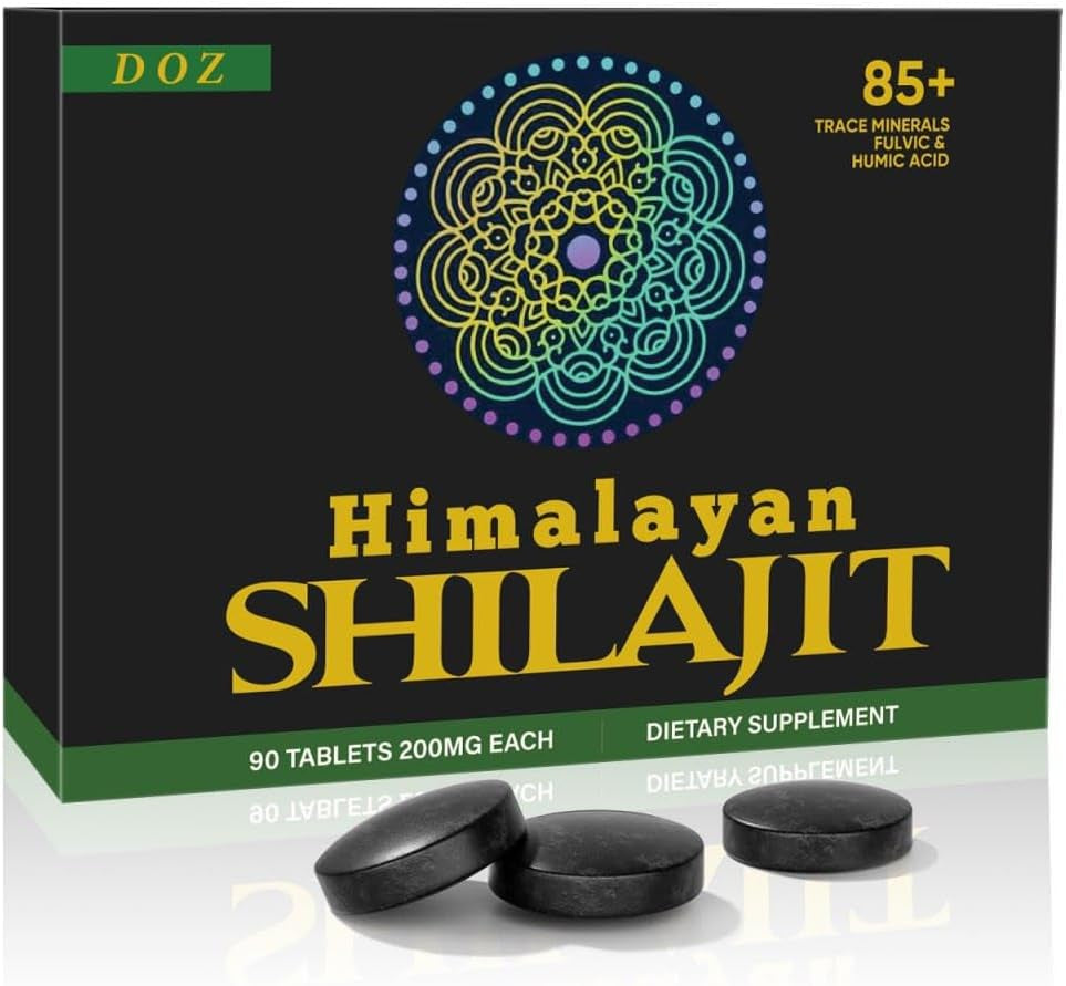 DOZ Complément Alimentaire De L'Himalaya 90 Comprimés De 200Mg | Qualité Supérieure | Riche En Nutriments