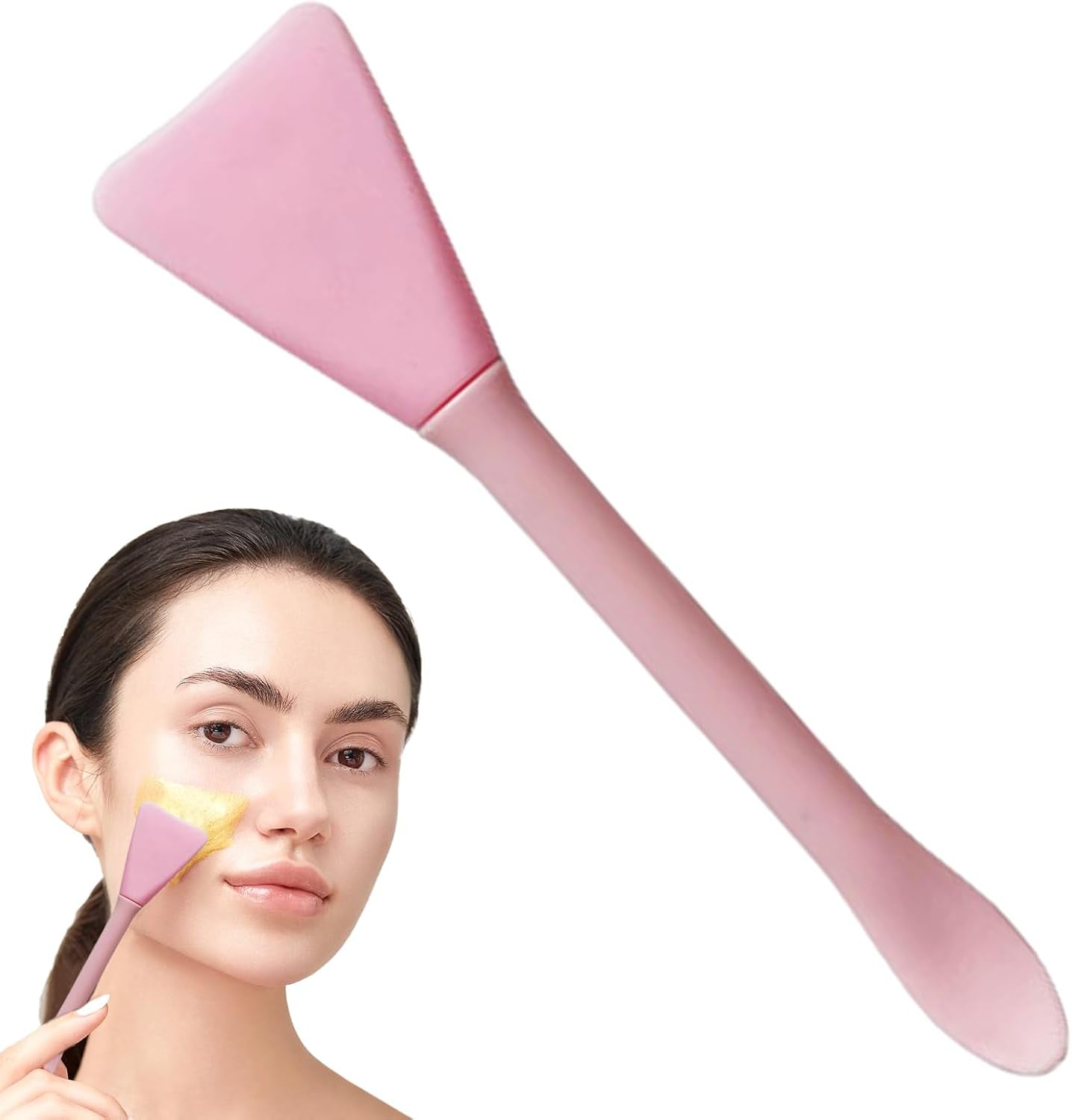 Applicateur De Pinceau Pour Le Visage,Applicateur De Crème Pour Le Visage | Applicateur Portatif De Couverture De Visage De Brosse De Visage De Silicone - Accessoires D'Outils De Beauté,