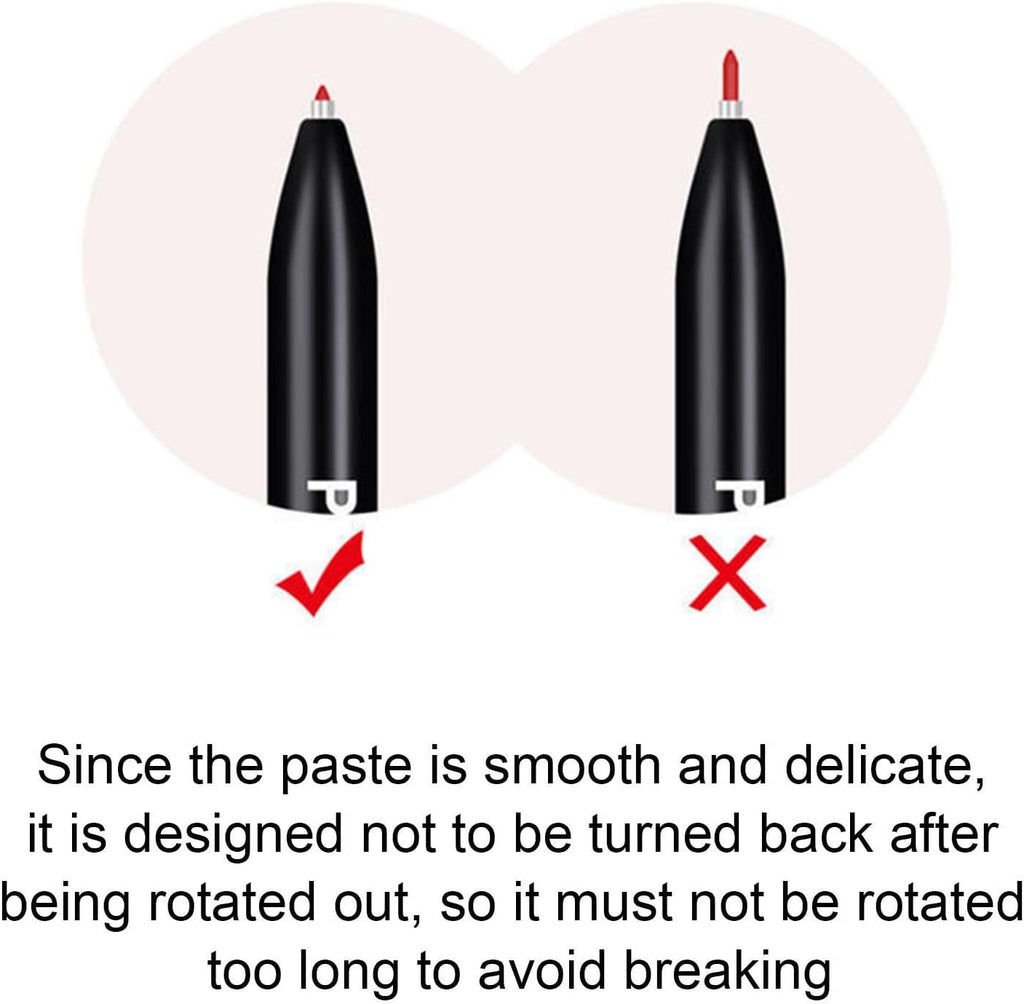 Maquillage 4 En 1, Lip Liner Makeup Crayon À Lèvres Pressé Pour Une Ligne Lèvres Claire, Crayon À Lèvres Imperméable À L'Eau Pour Les Cadeaux Femmes Maquillage